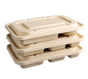 Lid for Rectangular 6-Compartment Tray 1400ml