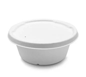 850ml/28oz Sugarcane Round Bowl Lid