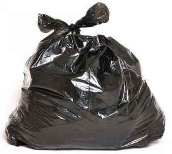 35×50″ Black Garbage Bags Strong