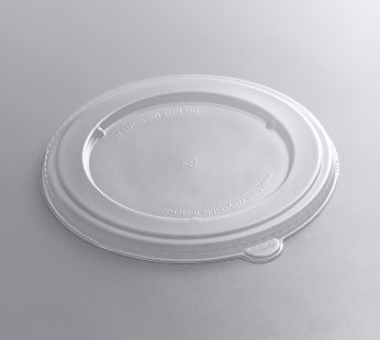 PET Flat Lid for 32oz Sugarcane Deep Bowl (GBC Brand)