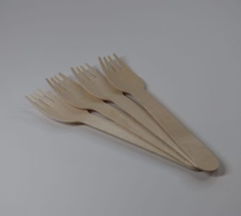 Wooden Unwrapped Fork