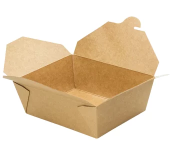 Kraft Paper Takeout Box #4 8.5×6.25×3.5″