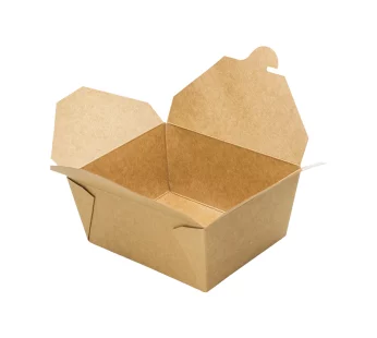 Kraft Paper Takeout Box #1 4.45×3.54×2.5 Planetize – 200ct