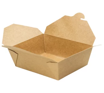 Kraft Paper Takeout Box #3 8.5×6.25×2.5″