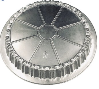 8-inch Aluminum Round Pan PET Dome Lid