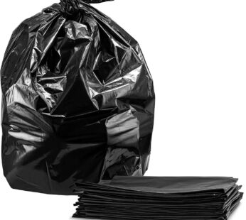 22×24″ Black Garbage Bags Regular