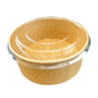 34oz Round Kraft Container Lids - 300ct