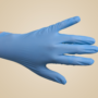 Blue Nitrile Gloves - LG