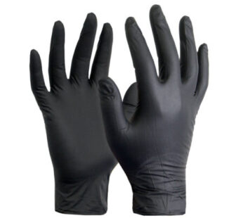 Stellar – Nitrile Gloves Black – Small