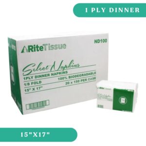 1 Ply Dinner Napkin