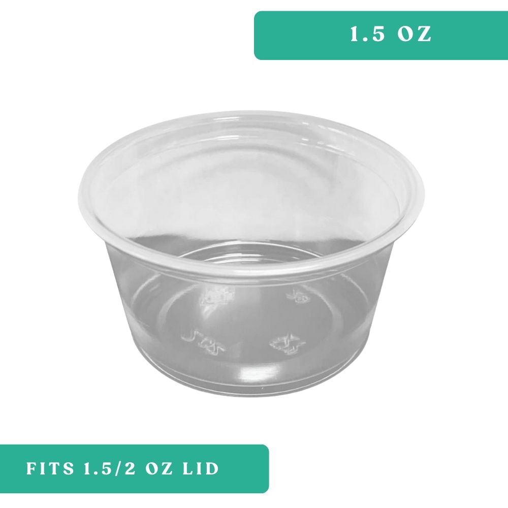 1.5 oz Plastic Portion Cup