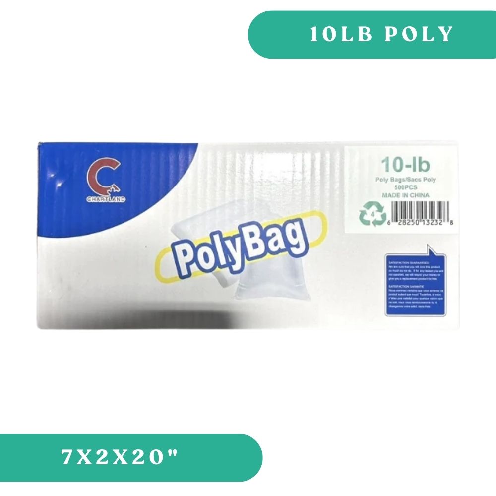 10 lb Poly Bags in Toronto Canada