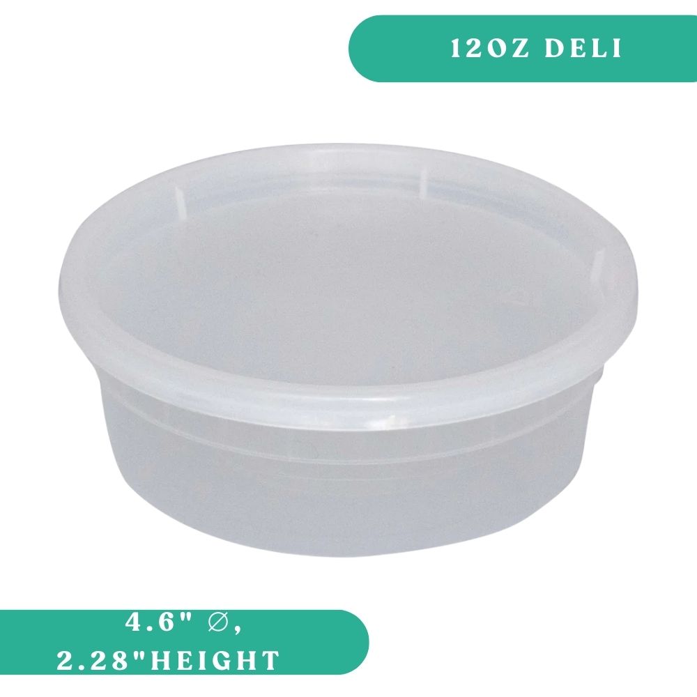 12 oz Deli Container with Lid