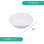 16oz Round Container + Lid (6")