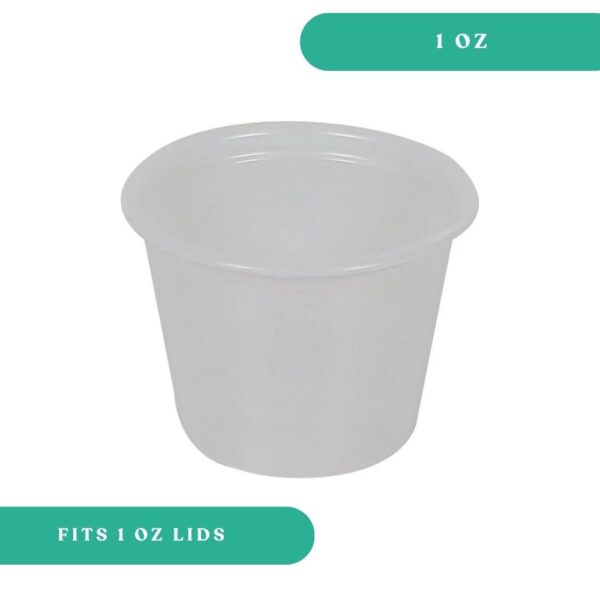 1oz Plastic Portion Cup
