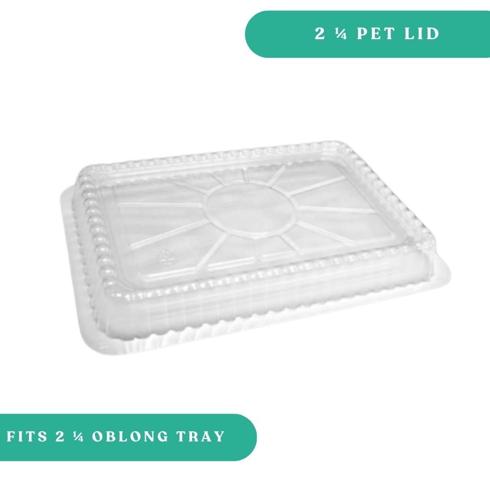 2.25 lb Oblong Dome PET Lid in Toronto Canada