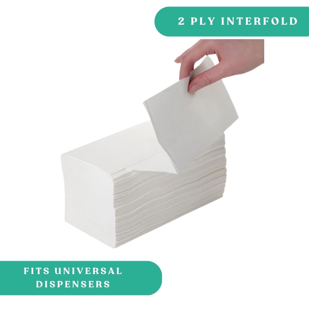 2-Ply Interfold Dispenser Napkins