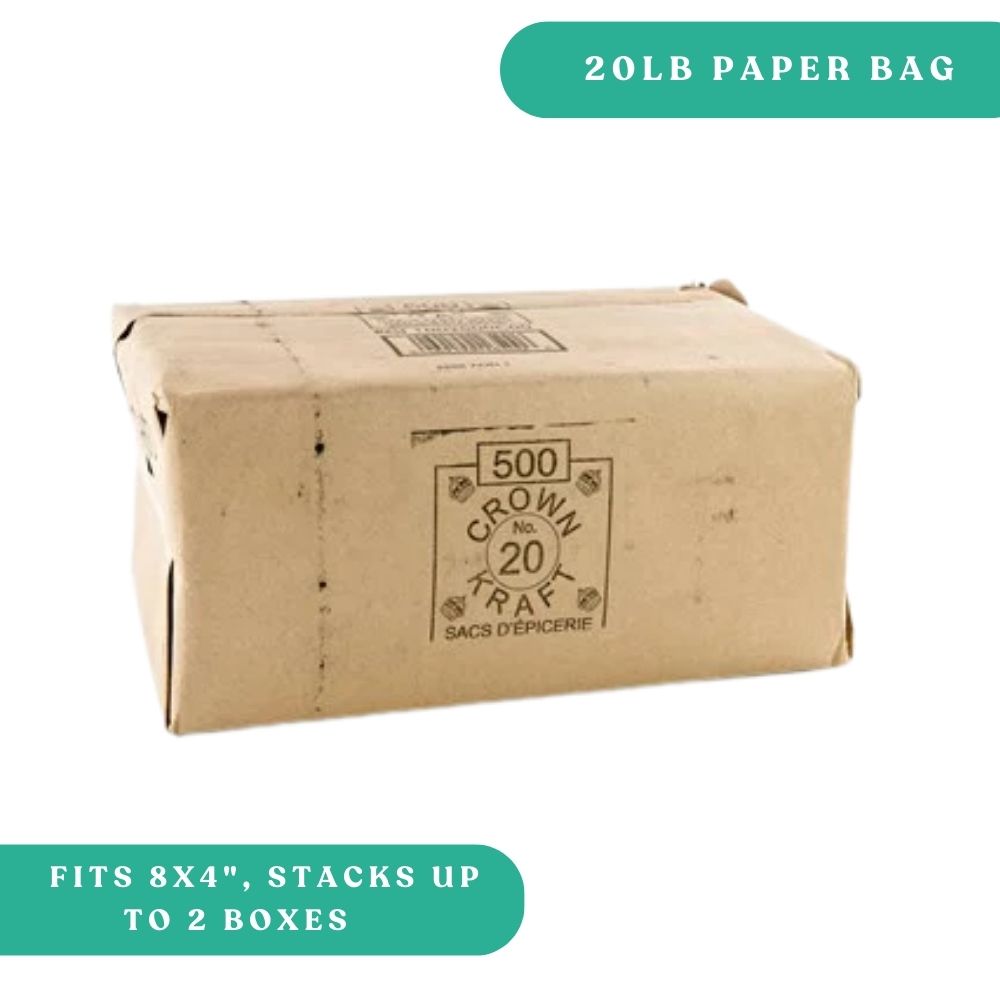 20 lb Kraft Paper Bag DD20