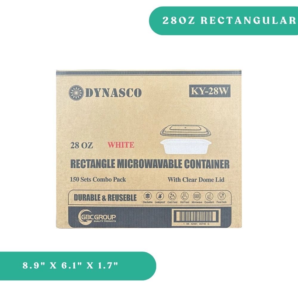 28oz Rectangular Container Lid