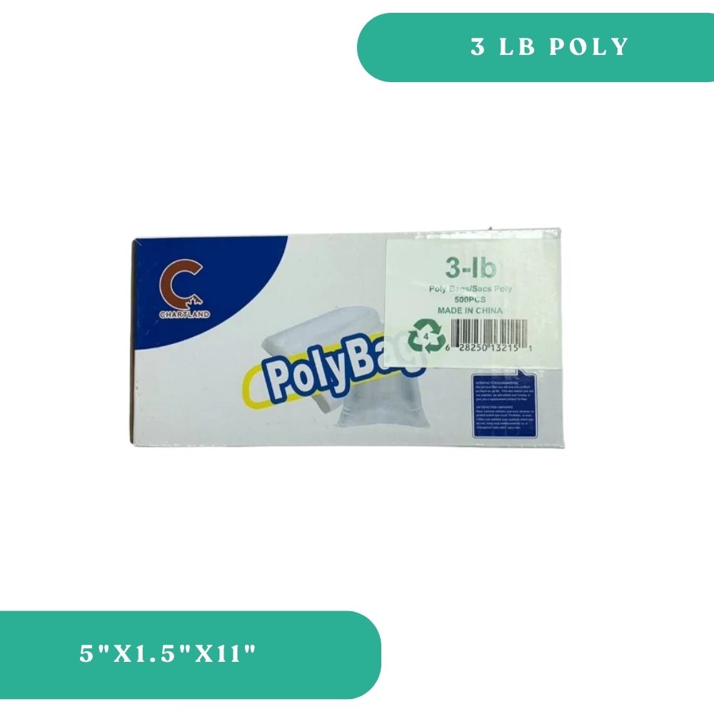 3 lb Poly Bags