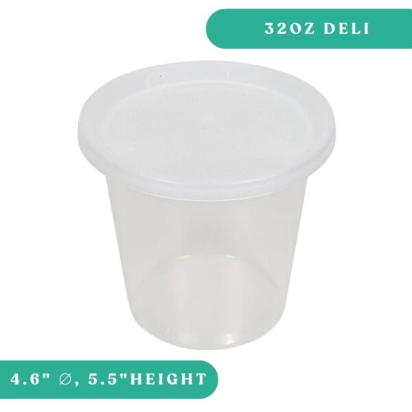 32oz Deli Container with Lid