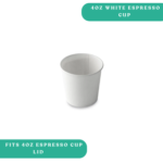 4oz White Espresso Coffee Cup