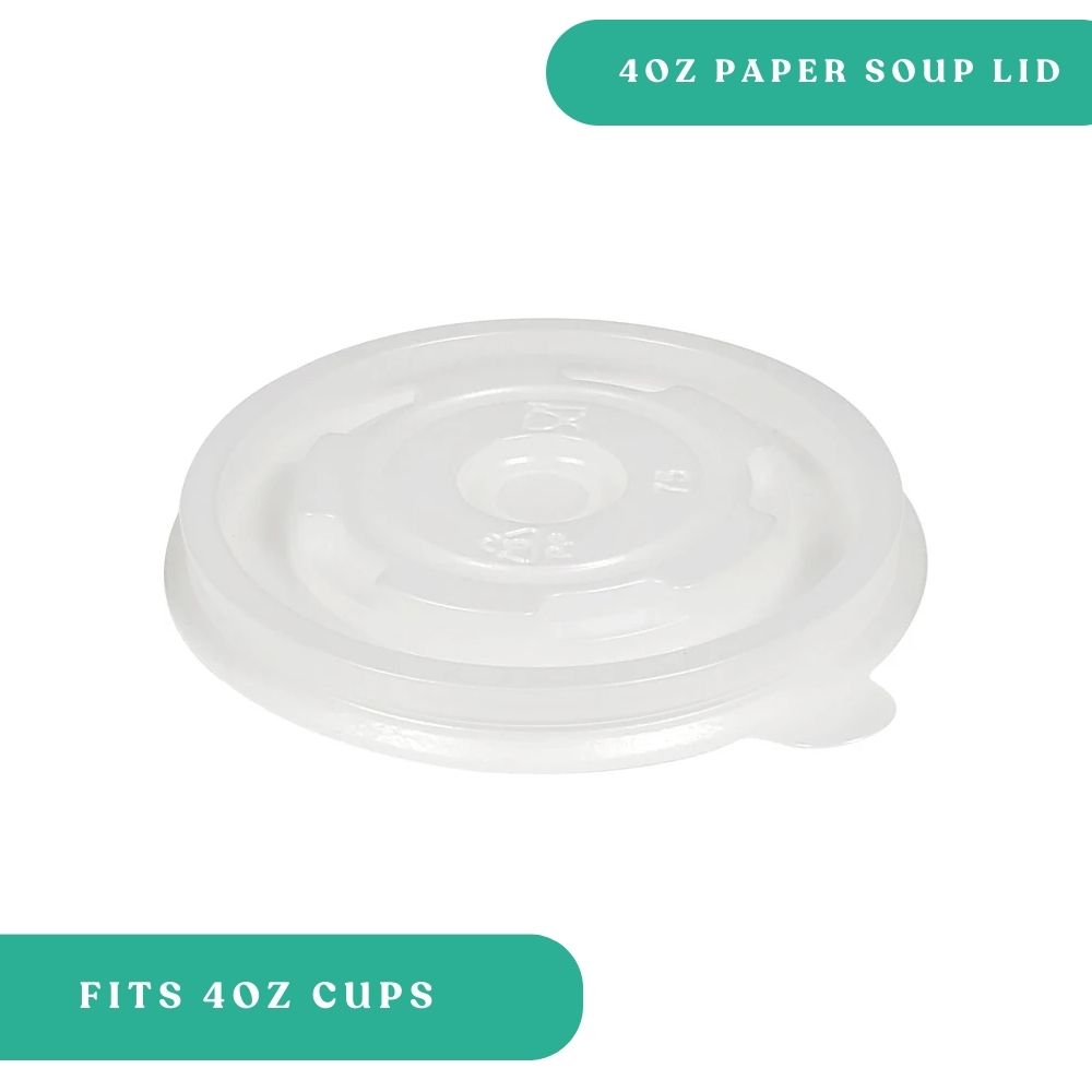 4 oz Paper Soup Cup Lid