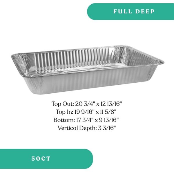 Aluminum Full Steam Pan - Deep
