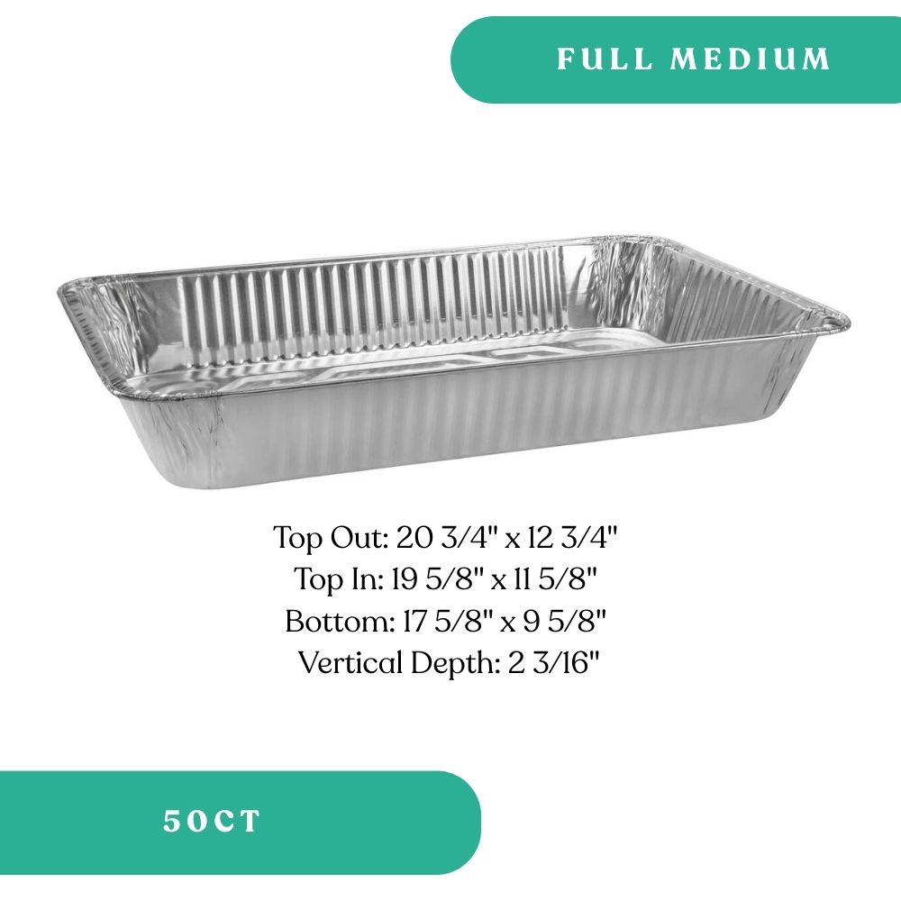 Aluminum Full Steam Pan Medium