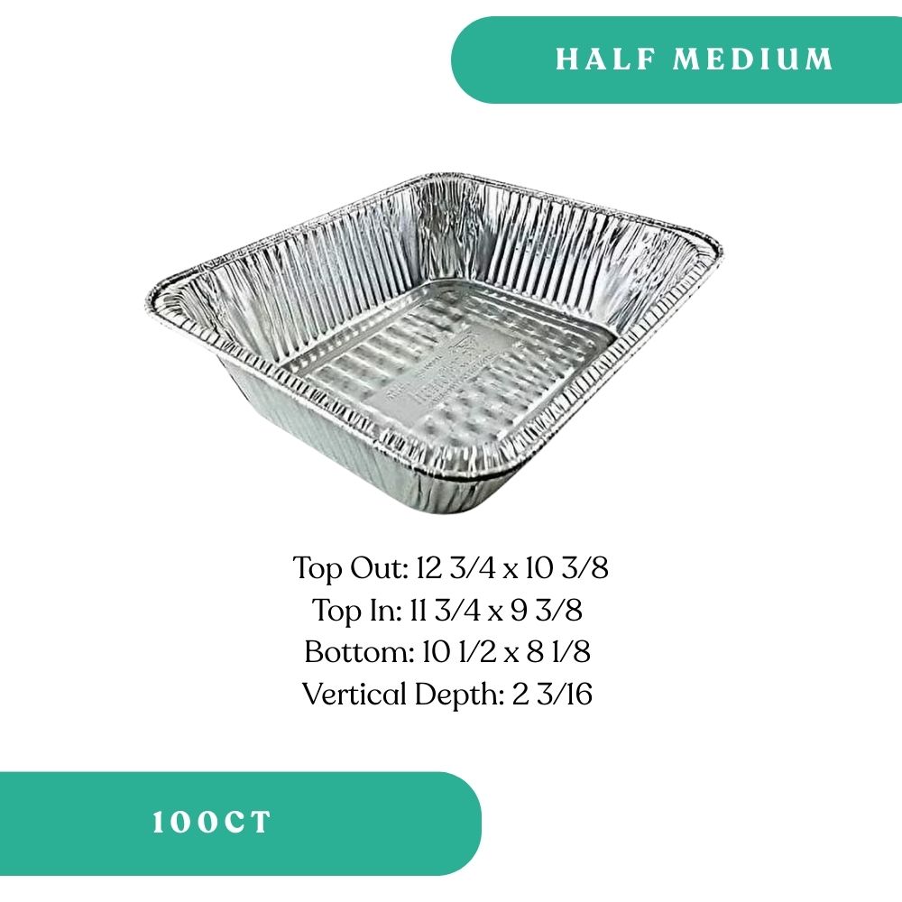 Aluminum Half Steam Pan Medium