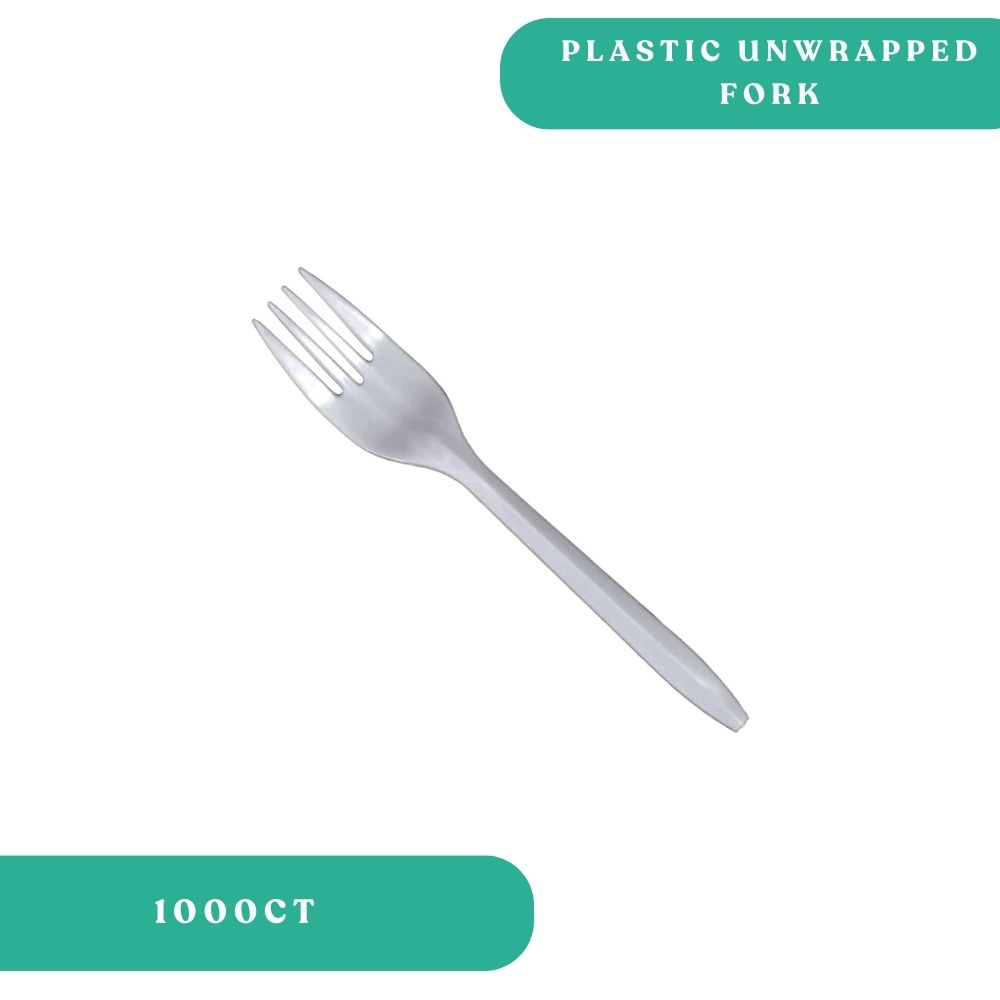 Plastic Unwrapped Disposable Fork