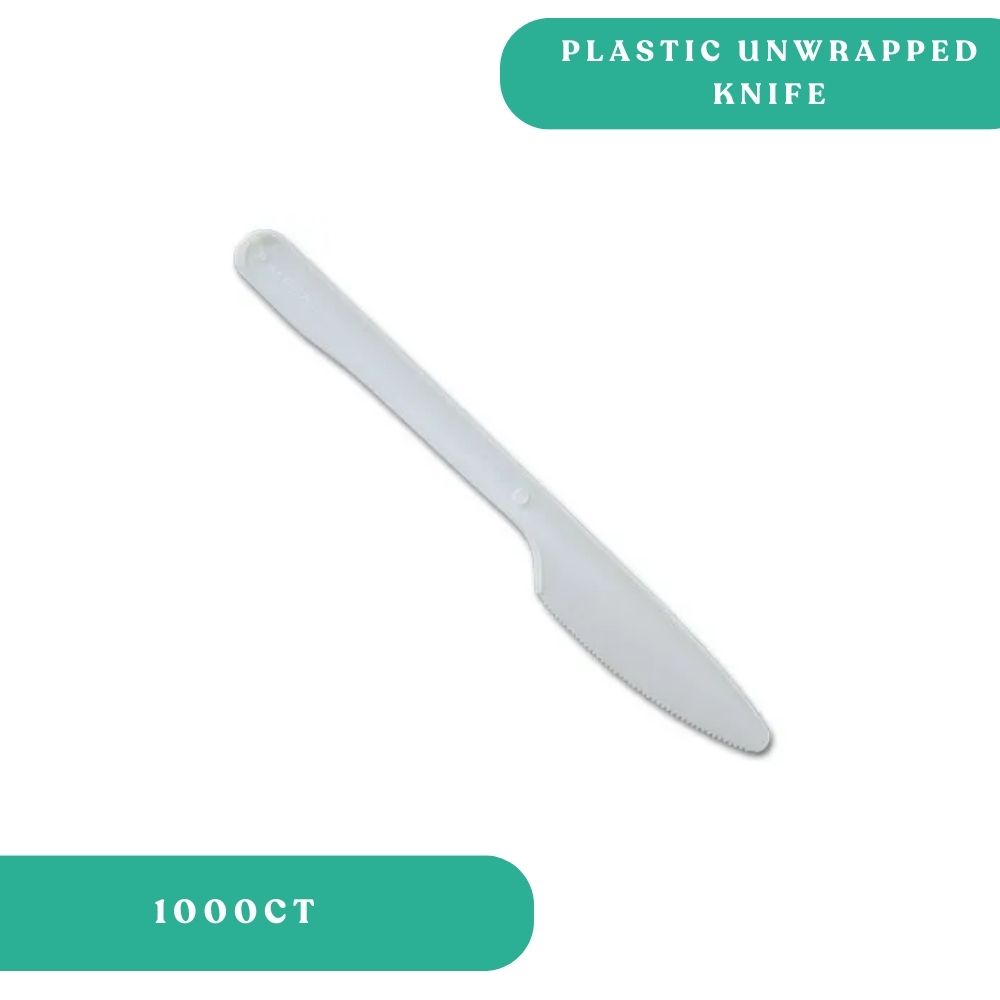 Plastic Unwrapped Knife Disposable