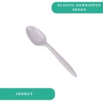 Plastic Unwrapped Spoon