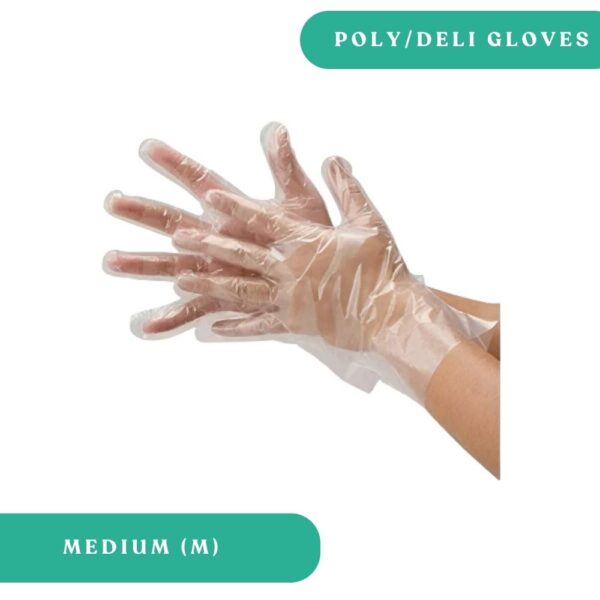 Poly/Deli Gloves - Medium