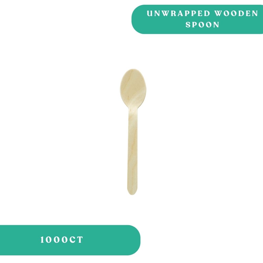 Wooden Unwrapped Spoon