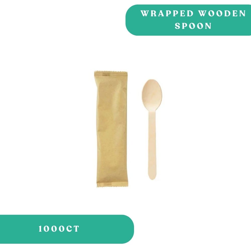 Wooden Wrapped Spoon
