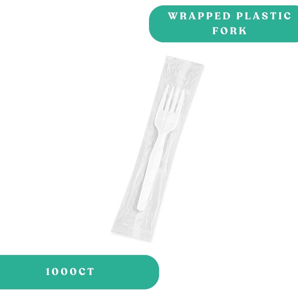 Wrapped Plastic Fork