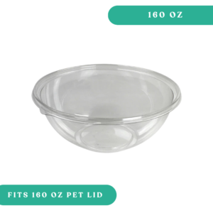 160oz Clear Round Bowl - Sabert