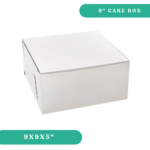9x9x5" Cake Box