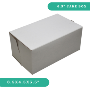 6.5x4.5x3.5" Cake Box
