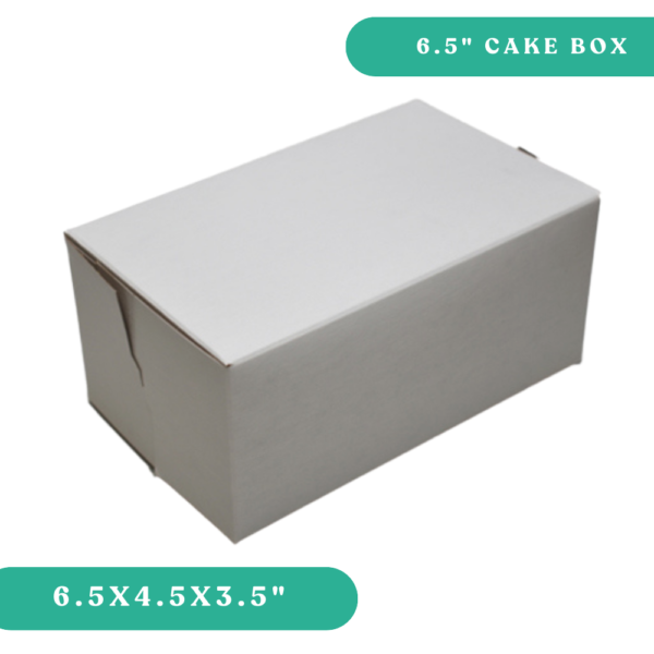 6.5x4.5x3.5" Cake Box