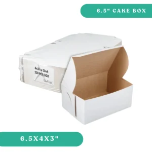 6.5x4x3" Cake Box