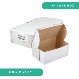 6x3.25x3" Cake Box