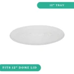 Pactiv - 12" Clear Round Catering Trays