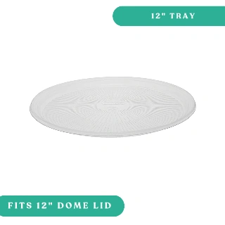 Pactiv - 12" Clear Round Catering Trays