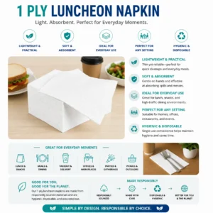 1 Ply Luncheon Napkin