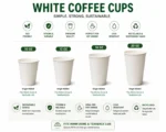 16oz White Coffee Cup