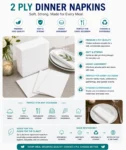 2 Ply Dinner Napkins