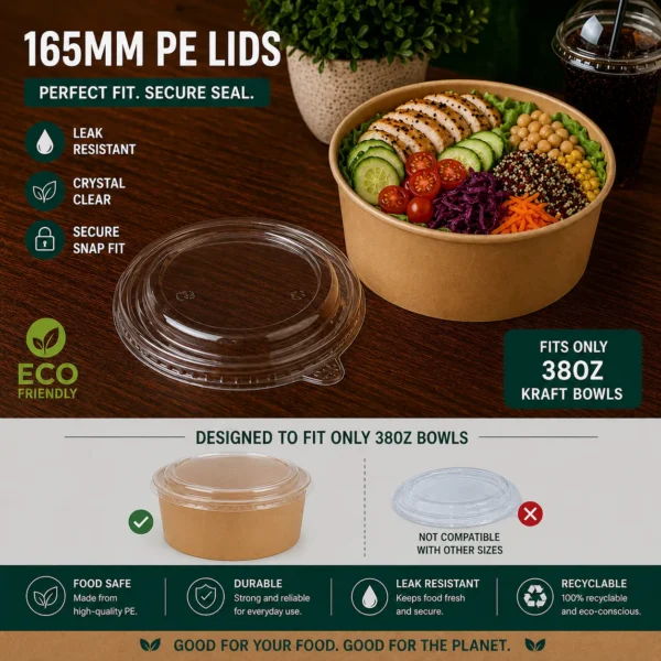 38oz Kraft Salad Bowl Lid
