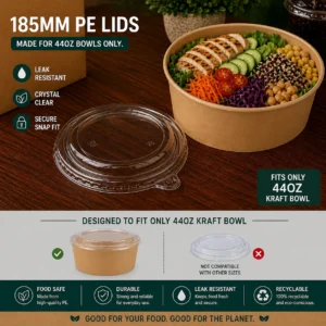 44oz Kraft Salad Bowl Lid